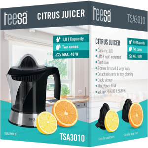 SPREMIAGRUMI ELETTRICO A ROTAZIONE 1000ml TSA3010