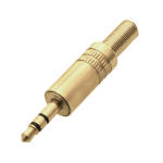 SPINA VOLANTE 3,5mm STEREO DORATA