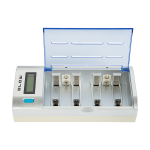 CARICABATTERIA PER BATTERIE AA/AAA/C/D/9V - UNIVERSALE CON LCD