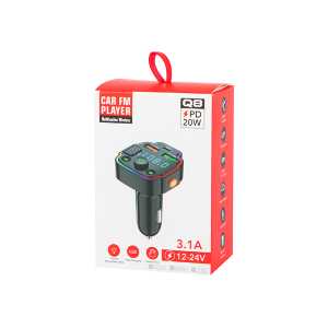 TRASMETTITORE FM BLUETOOTH- kit vivavoce + PD20W RGB