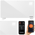 RISCALDATORE ELETTRICO IN VETRO KAMINER ZELVA 2300 - 2500W | controllo tramite app WiFi e telecomando 