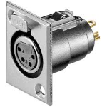 PRESA PANNELLO XLR 4 POLI tipo "CANNON"