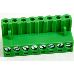 MORSETTIERA EUROPLUG 6 POLI FEMMINA Passo 5mm 