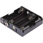 PORTABATTERIA PER 4 MINISTILO con attacco clip 