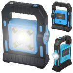 TORCIA A LED SOLARE CON POWERBANK MULTIFUNZIONALE colore BLU'