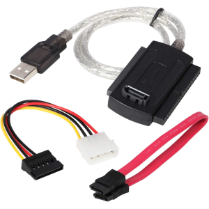 CONVERTITORE da USB a IDE da 2,5" e 3,5" + S-ATA