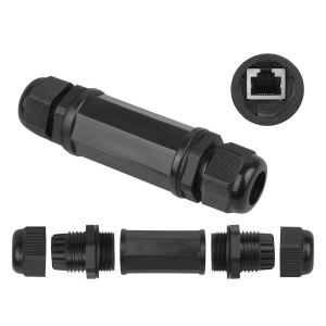ACCOPPIATORE ( GIUNTO ) RJ45 CAT.6 F/F per esterni (IP68)