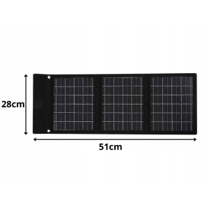 PANNELLO SOLARE PORTATILE DA 20 W, TAPPETINO PIEGHEVOLE, CARICABATTERIE SOLARE USB
