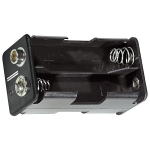 PORTAPILE PER 4 STILO AA con attacco bottone