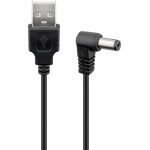 CAVO ALIMENTAZIONE USB PRESA DC Ø5.5 x 2.1mm 90°  1m