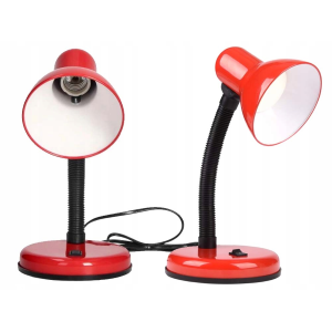 LAMPADA DA SCRIVANIA ATTACCO E27  ROSSA