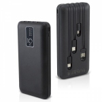 POWER BANK 8800mAh nero USB/microUSB/type C/Lightning