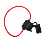 PORTAFUSIBILE PER FUSIBILI A LAMA STANDARD con conduttori assiali 2,5mm
