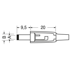 PRESA ALIMENTAZIONE 9,5X1,35X4,0mm