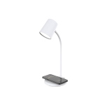 LAMPADA DA SCRIVANIA A LED con altoparlante Bluetooth da 3 W, 2700-6500 K, ricarica induttiva, USB-C