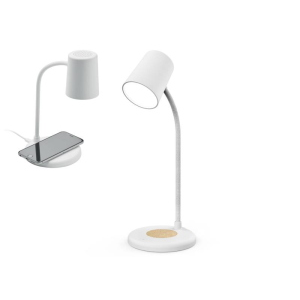 LAMPADA DA SCRIVANIA A LED con altoparlante Bluetooth da 3 W, 2700-6500 K, ricarica induttiva, USB-C