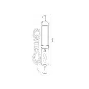 LAMPADA PORTATILE A LED COB 11W DA OFFICINA con cavo da 6 m 220V