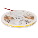 STRISCIA LED COB IP20 12V 10W/m 8mm BIANCO FREDDO 5m