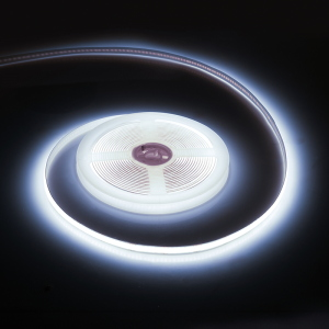 STRISCIA LED COB IP20 12V 10W/m 8mm BIANCO FREDDO 5m