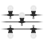 CATENA LUCI DA ESTERNO 6m 10 LAMPADE BIANCO CALDO