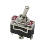 DEVIATORE UNIPOLARE A LEVA 6A 220V ON-ON CON VITI