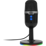 MICROFONO USB DA STUDIO CON SUPPORTO A LED 