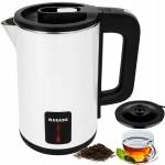 BOLLITORE ELETTRICO SENZA FILI 1,4 L 1500 W per caffè, tè | colore bianco 
