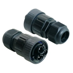 SPINA VOLANTE IP68 3 POLI 17,5A 450Vac CON ORING 9,5mm