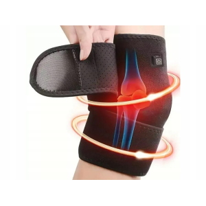 FASCIA RISCALDANTE PER GINOCCHIO, vibrante, con funzione massaggio, 3 modalità.