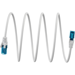 CAVO PATCH RJ45 RAME CAT.6 UTP 20m SLIM BIANCO 