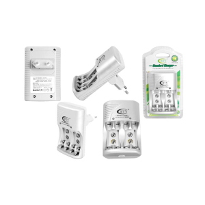 CARICABATTERIA PER BATTERIE NICD-NIMH AA/AAA/9V