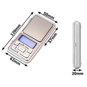 BILANCIA ELETTRONICA DI PRECISIONE 200g LCD RETROILLUMINATA TASCABILE | A BATTERIA  