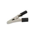 COCCODRILLO PER SPINA Ø4 mm NERO